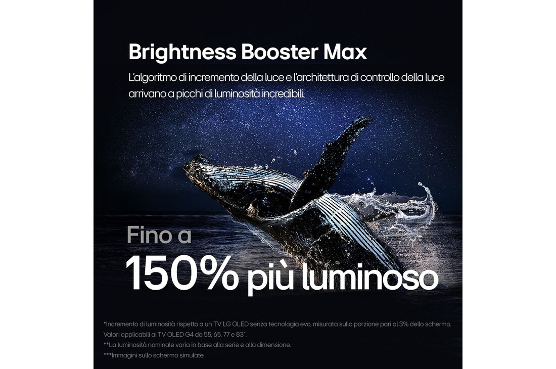 LG TV 55 pollici LG OLED evo AI G4 4K Smart TV 2024, OLED55G45LW